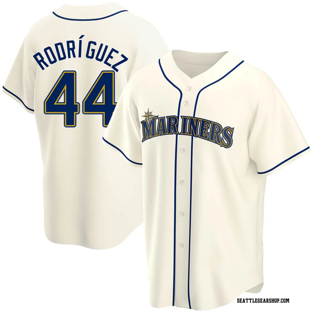 Julio Rodriguez Men's Replica Seattle Mariners Cream Alternate Jersey -  Seattle Store