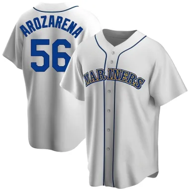 Randy Arozarena Men's Replica Seattle Mariners White Home Cooperstown Collection Jersey