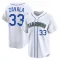 Seby Zavala Youth Limited Seattle Mariners White Throwback Cooperstown Collection Jersey