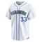 Seby Zavala Youth Limited Seattle Mariners White Throwback Cooperstown Collection Jersey