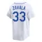 Seby Zavala Youth Limited Seattle Mariners White Throwback Cooperstown Collection Jersey